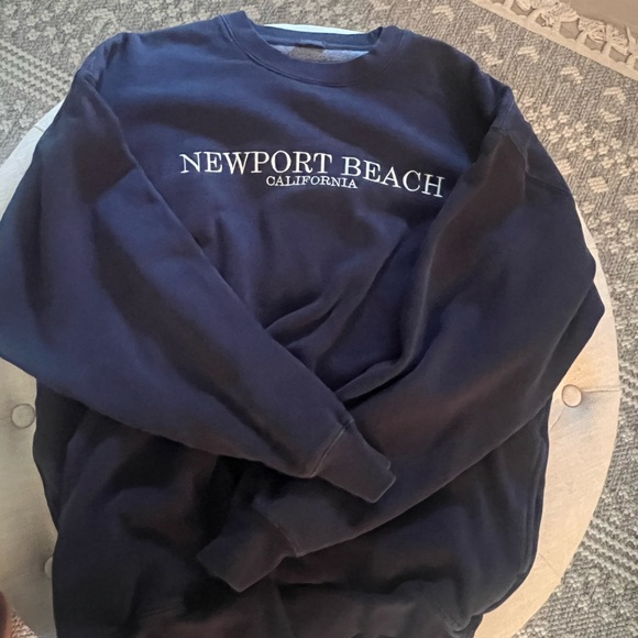 Brandy Melville Tops - Navy Newport Beach John Galt Crewnexk